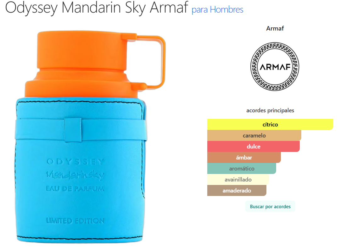 Armaf Odyssey Mandarin Sky