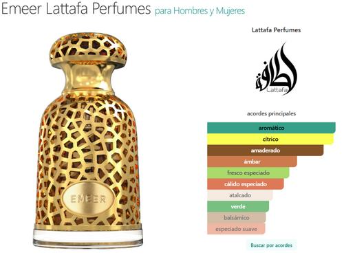 Emeer Lattafa Perfumes para Hombres y Mujeres