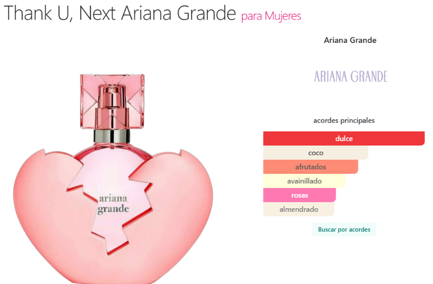 Thank U, Next Ariana Grande para Mujeres