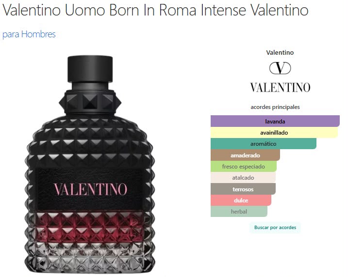 Valentino Uomo Born In Roma Intense Valentino